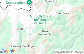 Map of Alagna Valsesia