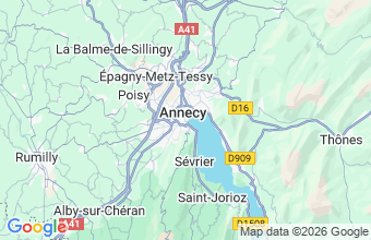 Map of Annecy