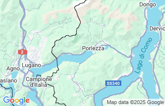 Map of Cima Di Porlezza