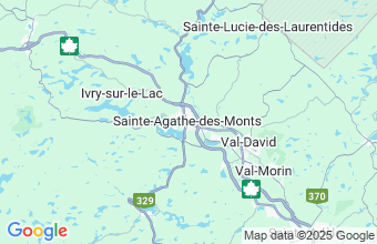 Map of Sainte-Agathe-Des-Monts