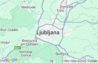 Map of Ljubljana