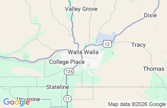 Map of Walla Walla