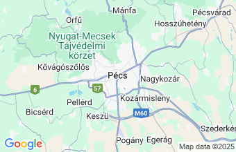 Map of Pecs