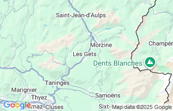 Map of Les Gets