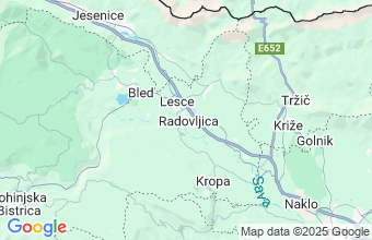 Map of Radovljica