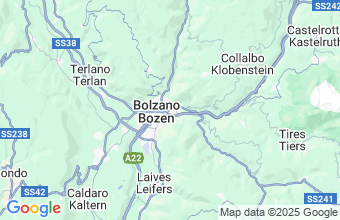 Map of Bolzano