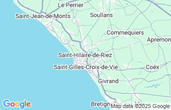 Map of ST  HILAIRE DE RIEZ