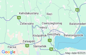 Map of Heviz