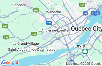 Map of Ancienne-Lorette