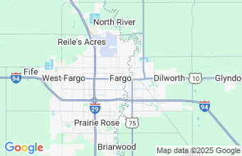 Map of Fargo