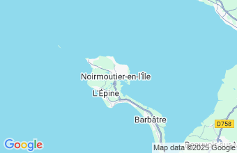 Map of Noirmoutier