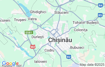 Map of Chisinau