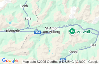 Map of Sankt Anton Am Arlberg