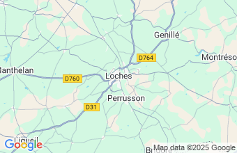 Map of Loches