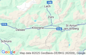 Map of Lech Am Arlberg