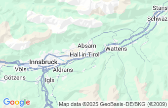 Map of Hall In Tirol