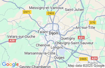 Map of Dijon