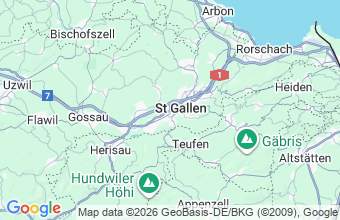 Map of St Gallen