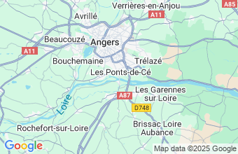 Map of Les Ponts-De-Ce