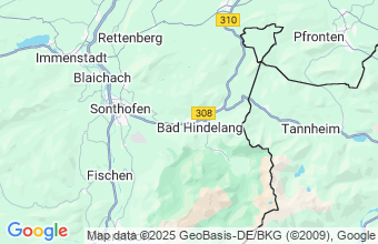 Map of Hindelang