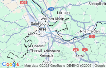 Map of Birsfelden