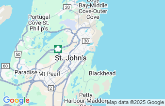 Map of St Johns