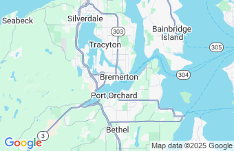 Map of Bremerton