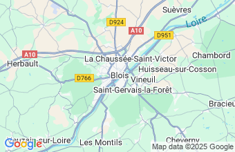 Map of Blois