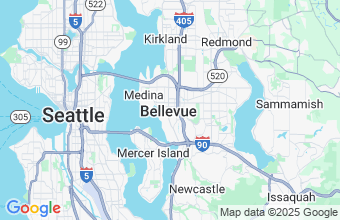 Map of Bellevue