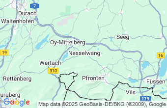 Map of Nesselwang