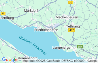 Map of Friedrichshafen