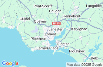 Map of Lorient