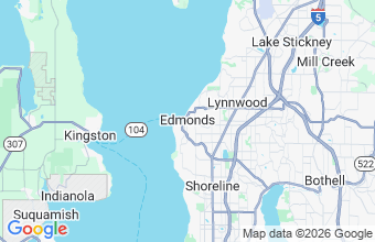 Map of Edmonds