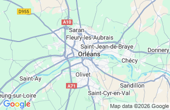 Map of Orleans
