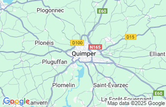 Map of Quimper