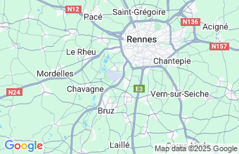 Map of SAINT-JACQUES-DE-LA-LANDE