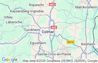 Map of Colmar