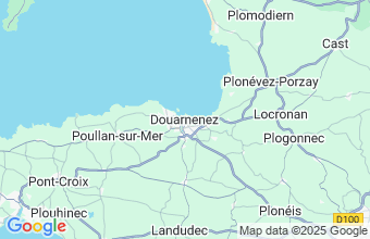 Map of Douarnenez