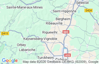 Map of Riquewihr