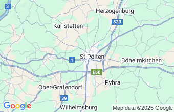 Map of St Polten