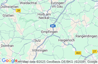 Map of Empfingen