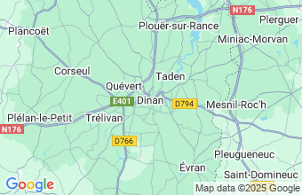 Map of Dinan