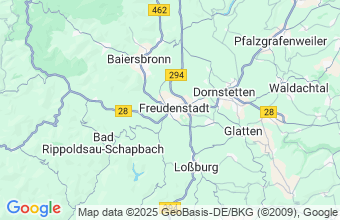 Map of Freudenstadt