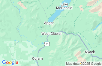 Map of West Glacier