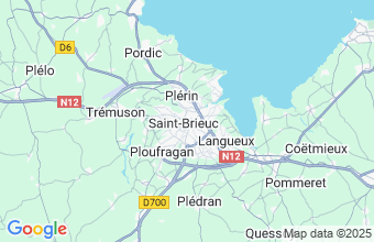 Map of St Brieuc