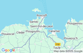 Map of Saint-Pol-De-Leon