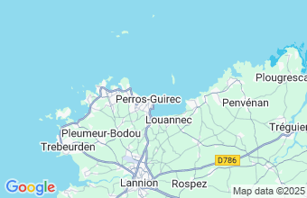 Map of Perros Guirec