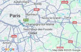 Map of Champigny Sur Marne