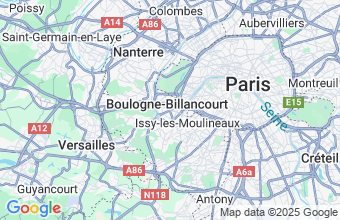 Map of Boulogne-Billancourt