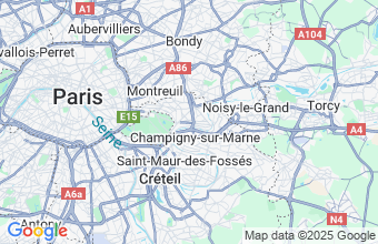 Map of Nogent-Sur-Marne